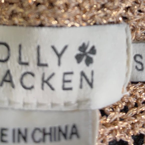 Dripping in gold shear sweater - Picture 3 of 3